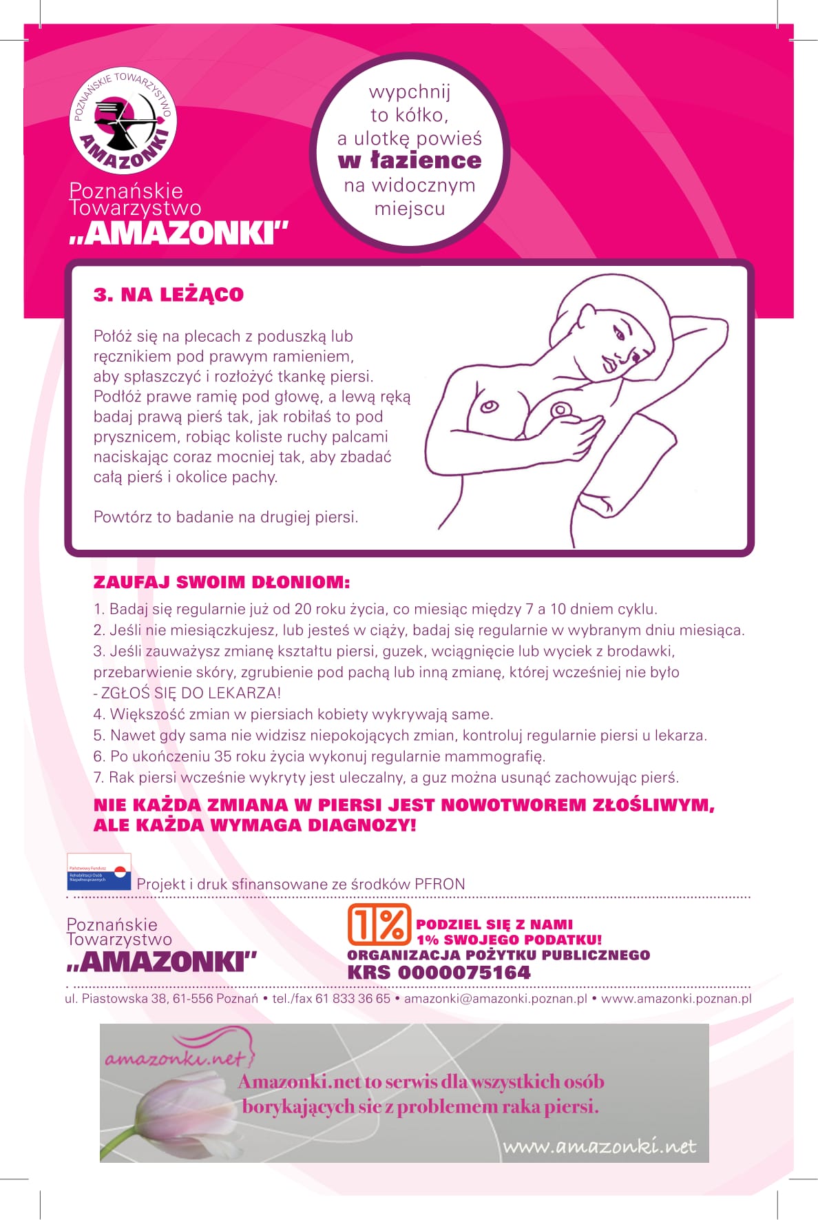Październik miesiącem walki z rakiem piersi